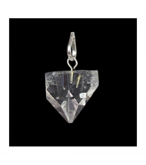 Pendentif Apophyllite Blanche cristal gemme 2cm
