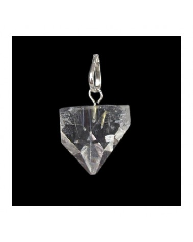 Pendentif Apophyllite Blanche cristal gemme 2cm
