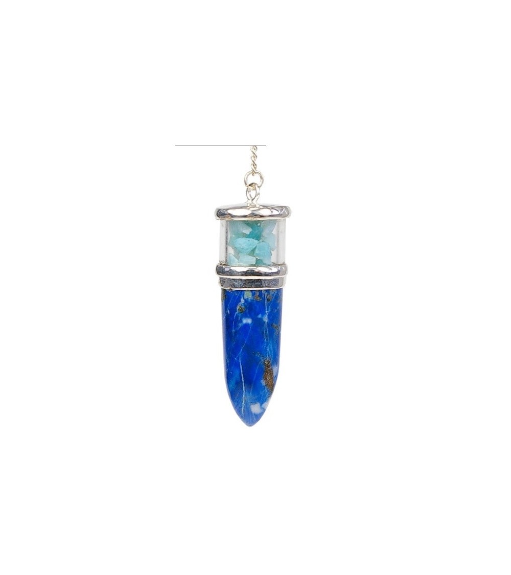 Pendule Lapis lazuli et Larimar
