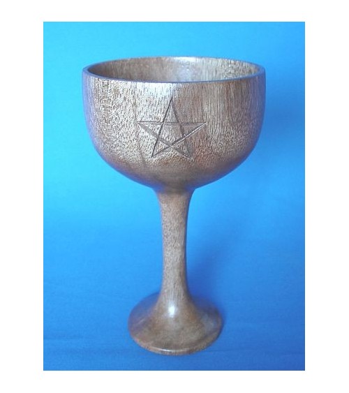 Calice Pentagramme en Bois