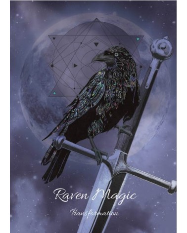 Carte postale Magie du Corbeau