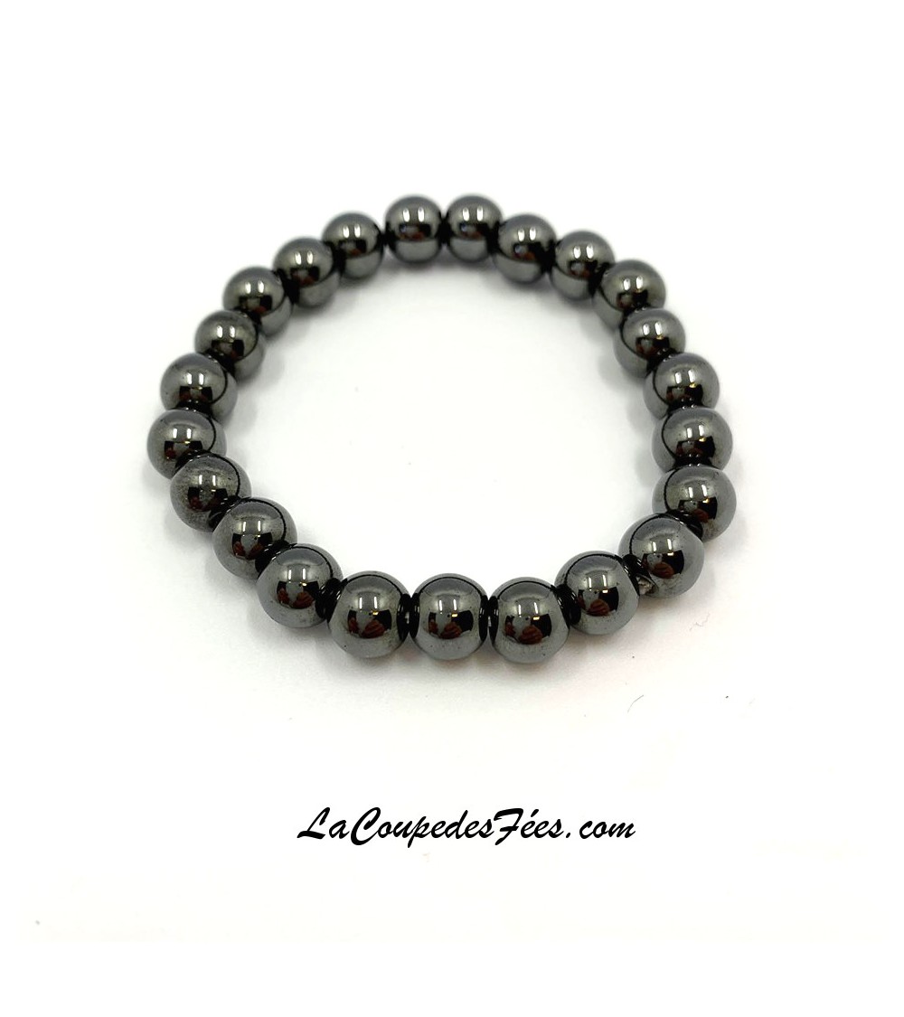 Bracelet Pierre Hématite (6mm)