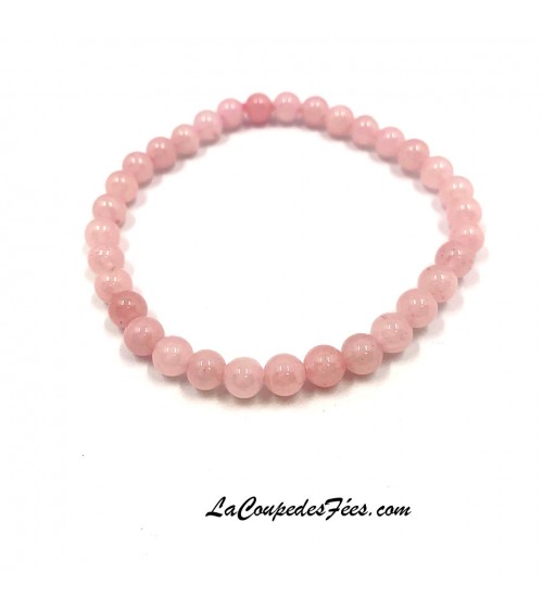 Bracelet Pierre Quartz Rose