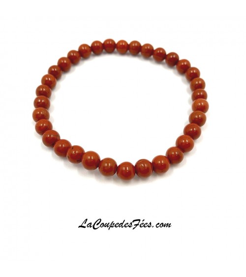Bracelet PIerre Jaspe Rouge