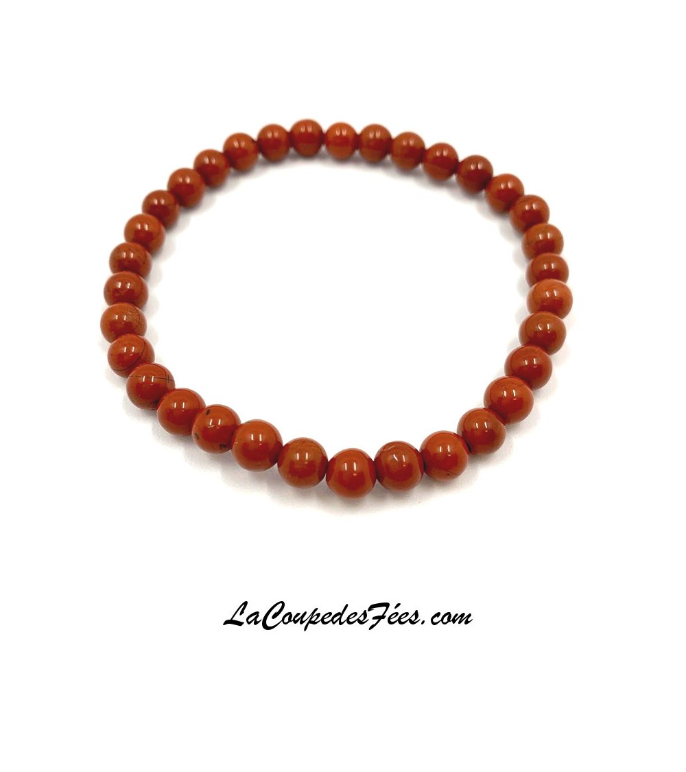 Bracelet PIerre Jaspe Rouge
