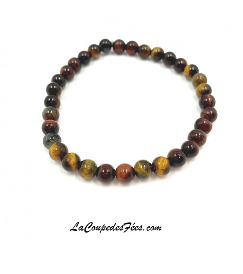 Bracelet protection oeil de tigre mixtes