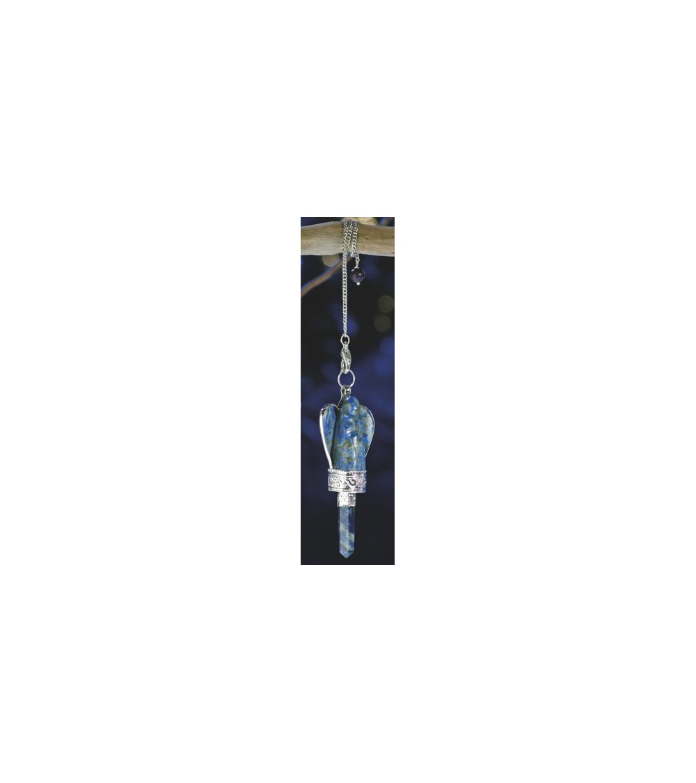 Pendule Ange en lapis lazuli