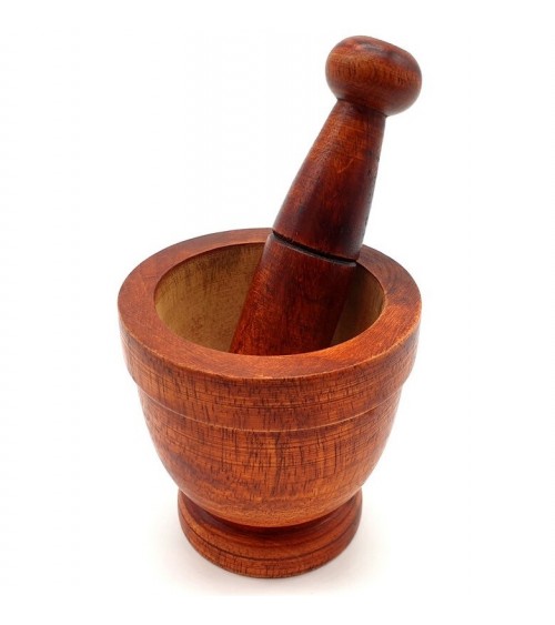 Mortier avec pilon en Bois