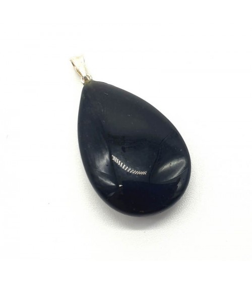 Pendentif Larme Obsidienne Noire