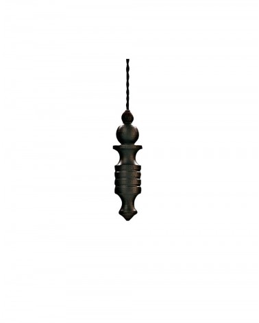 Pendule Osiris en bois d'ébène