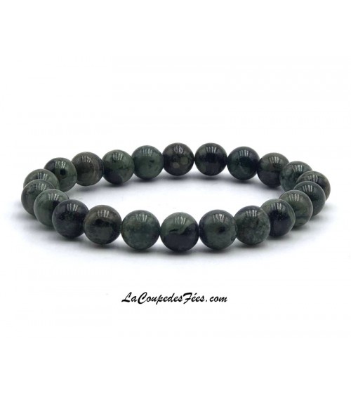 Bracelet en Jaspe Kambaba (Rhyolite) Naturel – Perles 8 mm | Sérénité & Équilibre