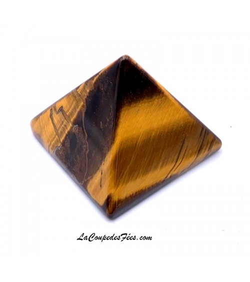 Pyramide en Oeil de Tigre – 3 cm – Qualité A+