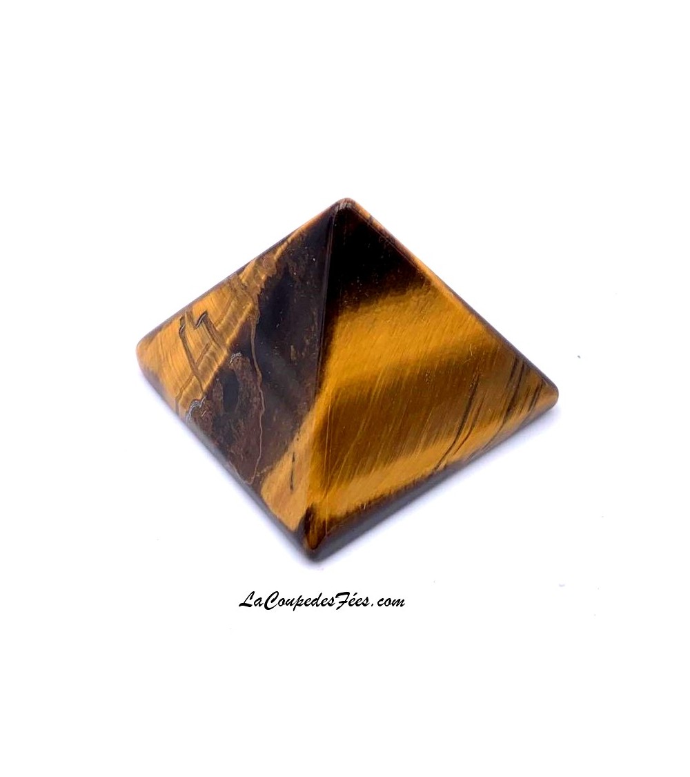 Pyramide en Oeil de Tigre – 3 cm – Qualité A+