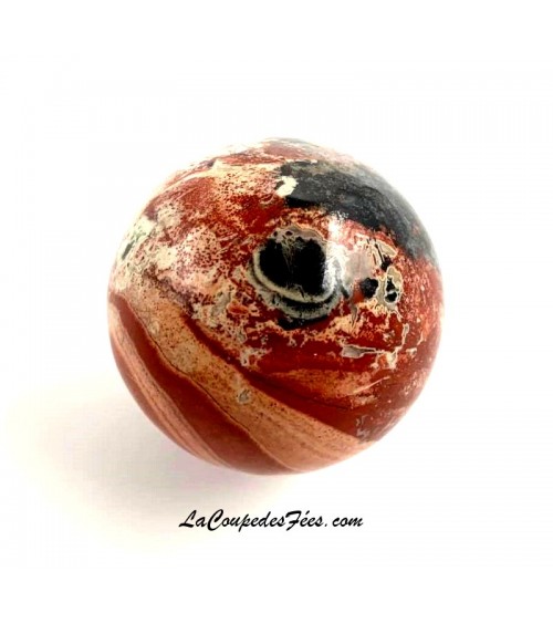 Sphère Jaspe Rouge