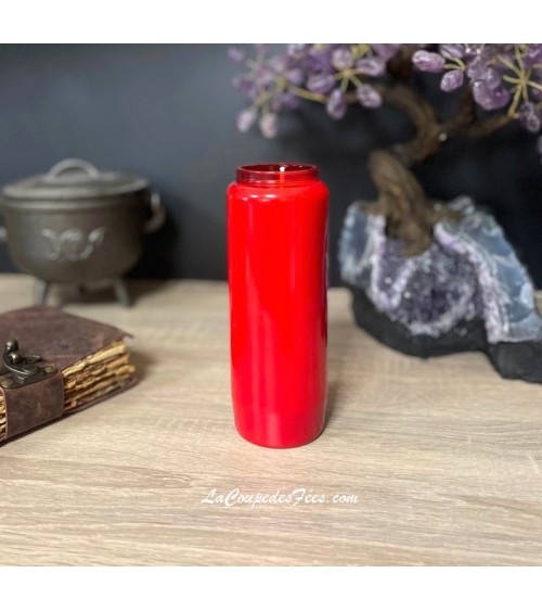 Neuvaine couleur Rouge – Bougie de prière 9 jours