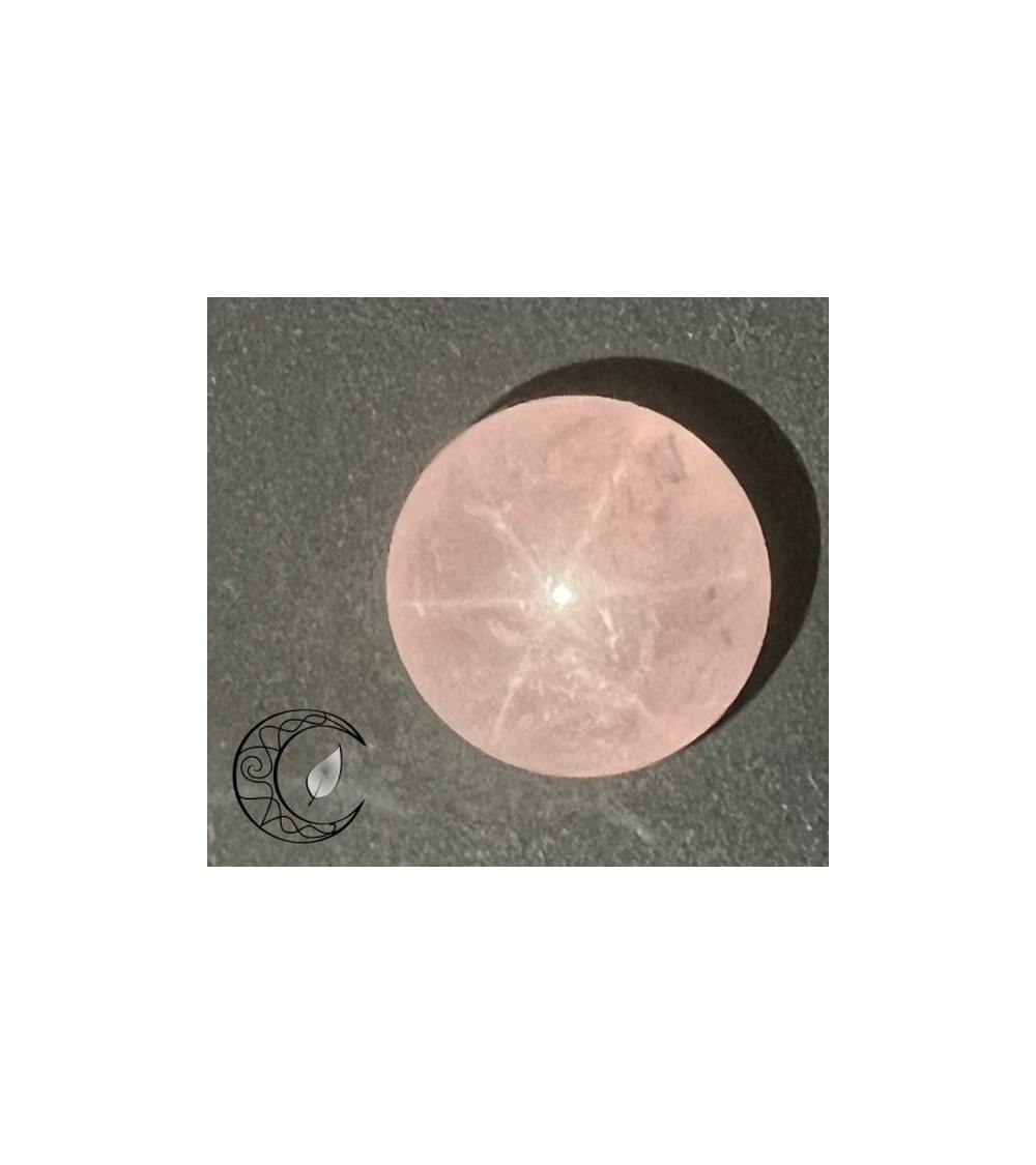Sphère en Quartz Rose étoilé