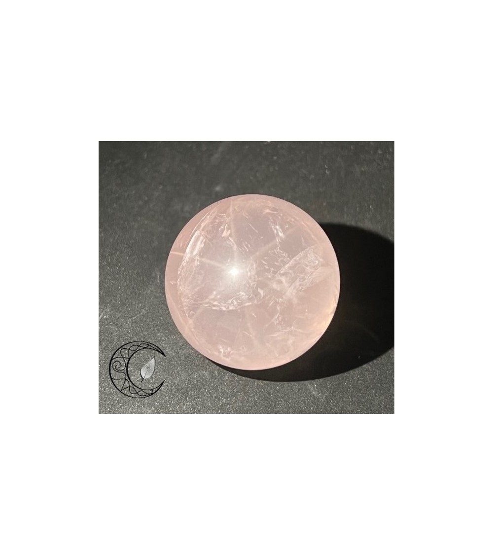 Sphère en Quartz Rose étoilé