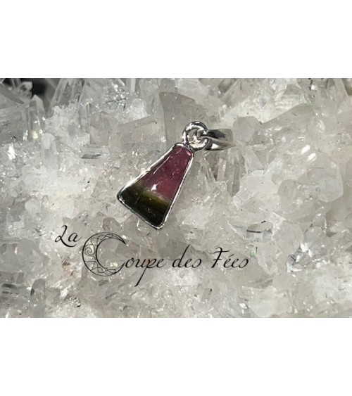 Pendentif Tourmaline Melon d'Eau