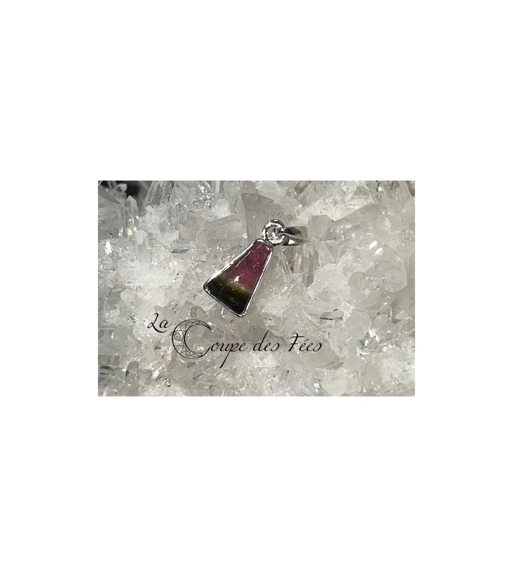 Pendentif Tourmaline Melon d'Eau