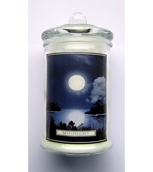Bougie esbat de pleine lune en verre