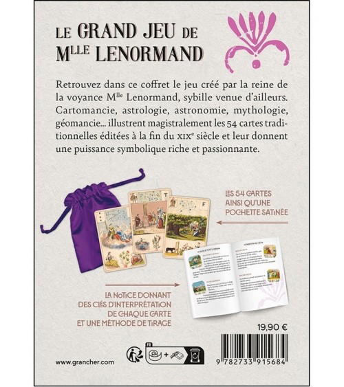 Coffret le Grand Jeu de Mlle Lenormand