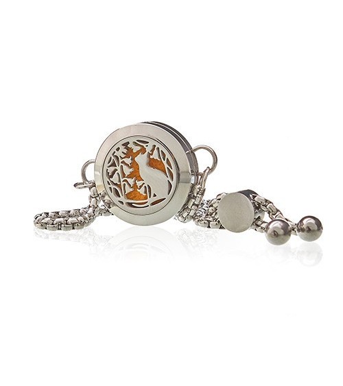 Bracelet médaillon diffuseur Chat