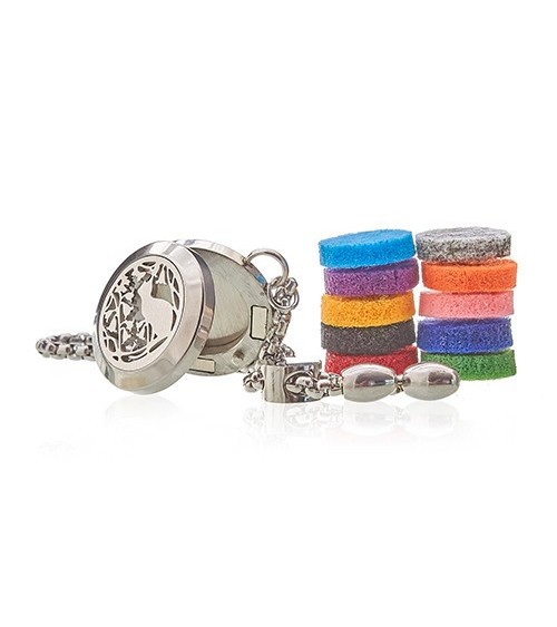 Bracelet médaillon diffuseur Chat