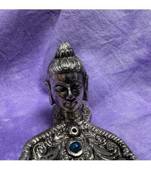 Porte-encens métal Bouddha