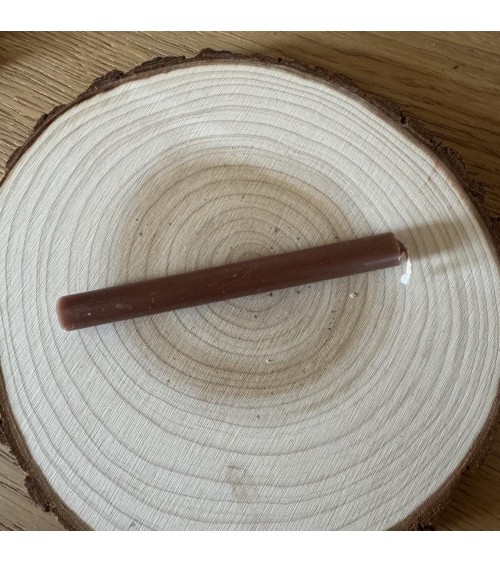 Mini cierge marron en cire végétale