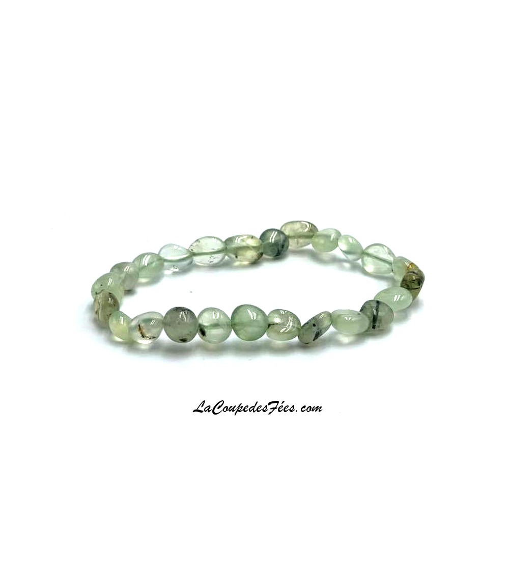 Bracelet Prehnite grain
