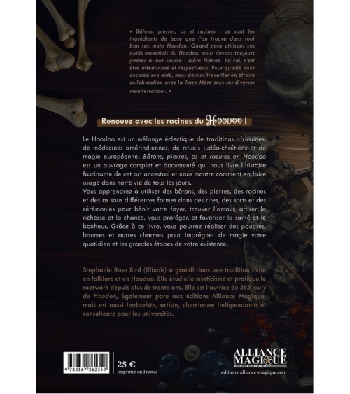 Bâtons, pierres, os et racines en Hoodoo