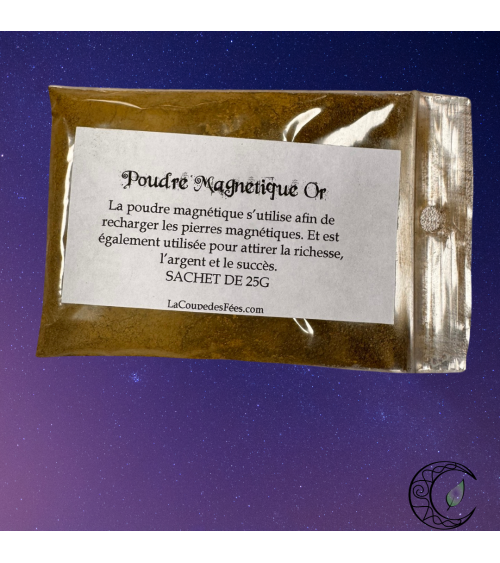 Poudre Magnétique Or