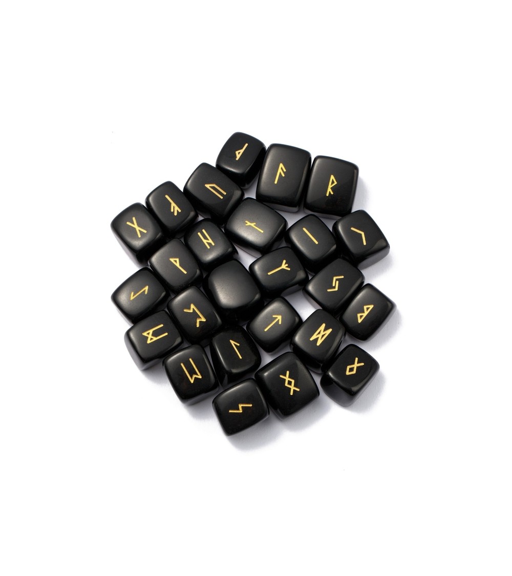 Runes en Obsidienne noire