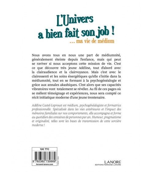 L'Univers a bien fait son job ! … ma vie de médium