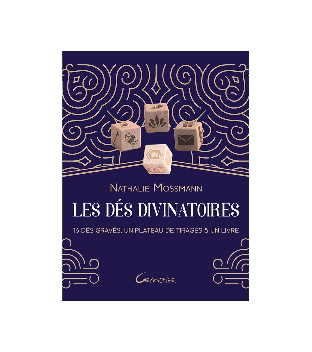 Les Dés divinatoires - 16 dés gravés, un plateau de tirages & un livre