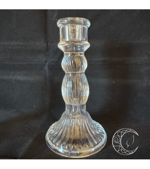 Bougeoir en verre GM