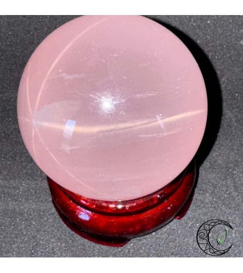 Sphère en Quartz Rose étoilé