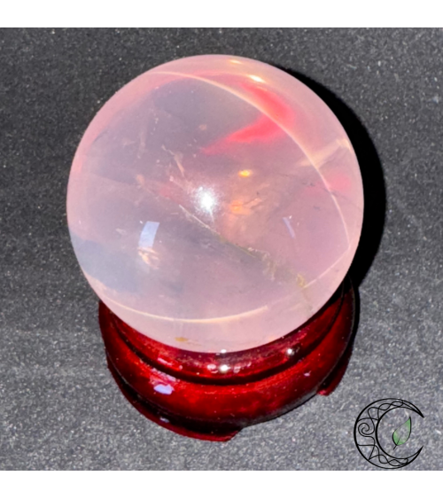 Sphère en Quartz Rose étoilé