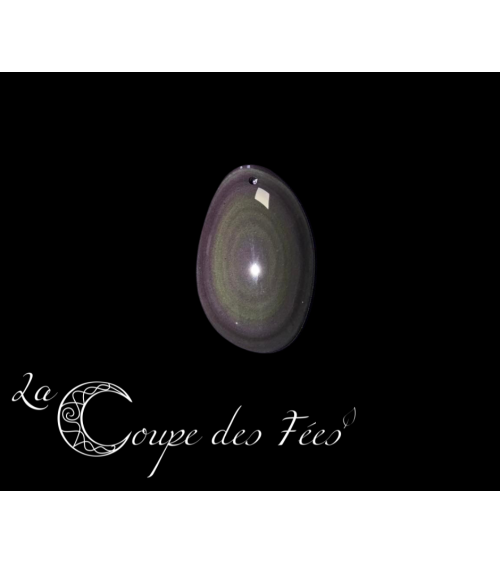 Pendentif cabochon percé Oeil Céleste 1