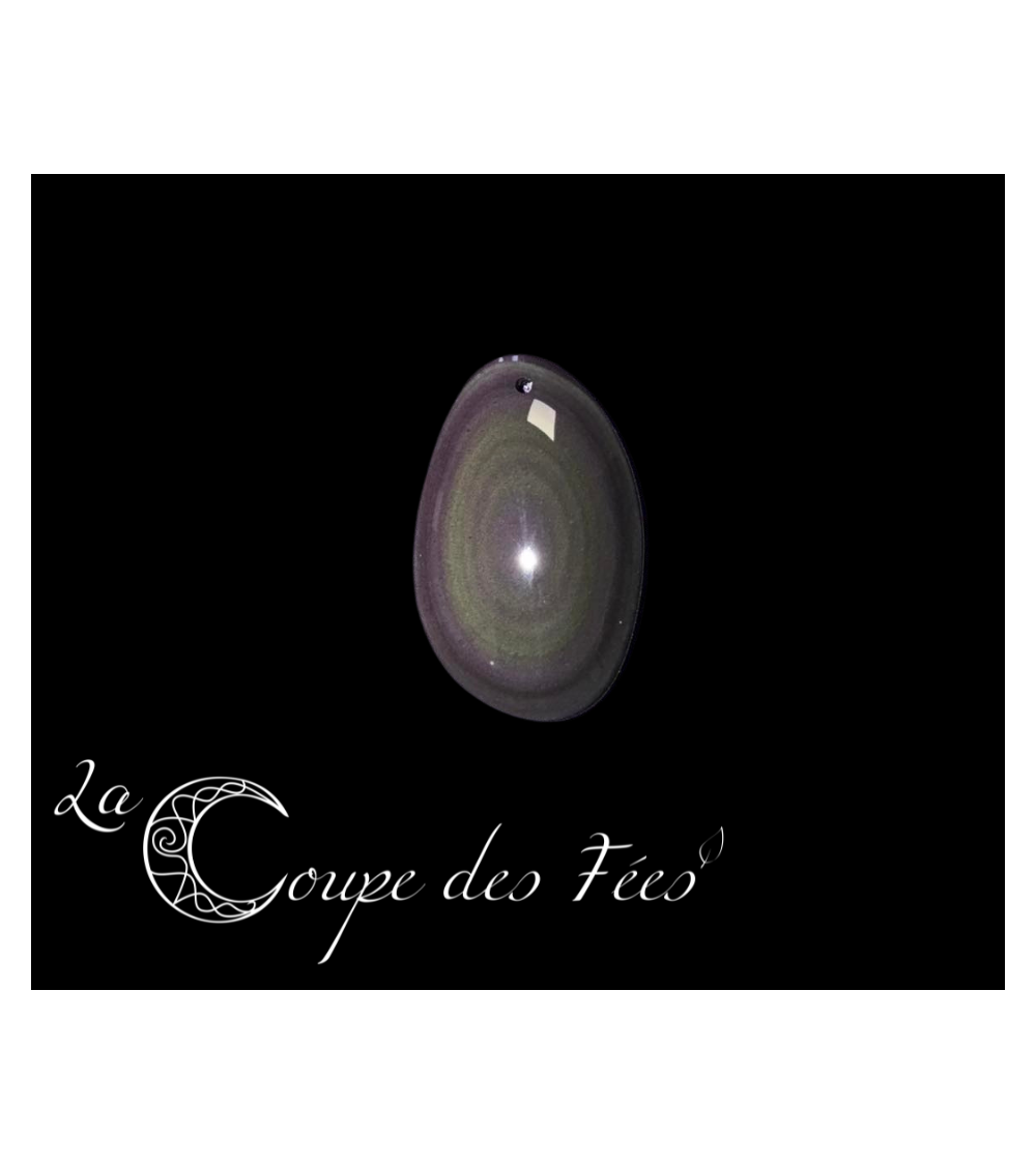 Pendentif cabochon percé Oeil Céleste 1