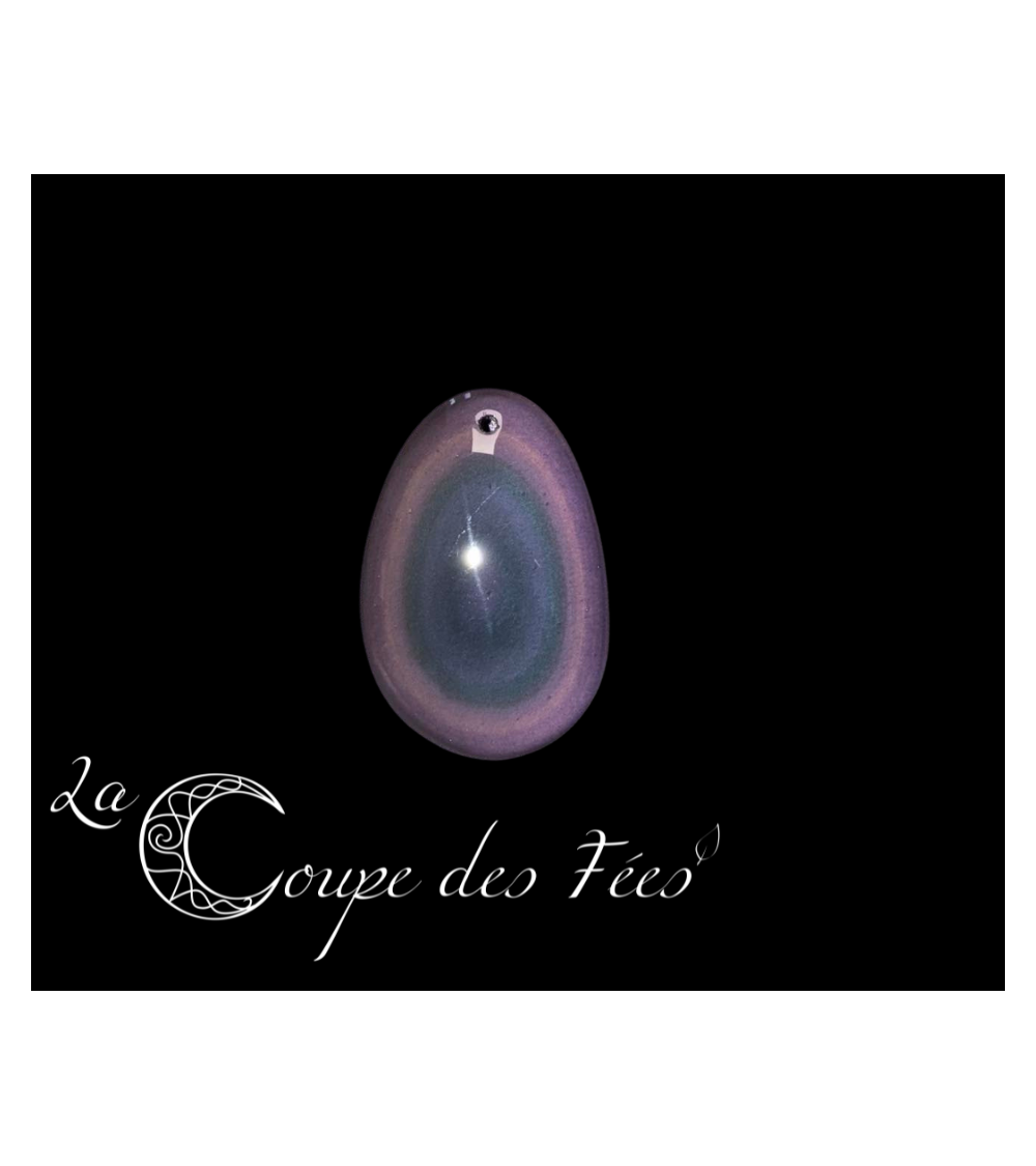 Pendentif cabochon percé Oeil Céleste 2