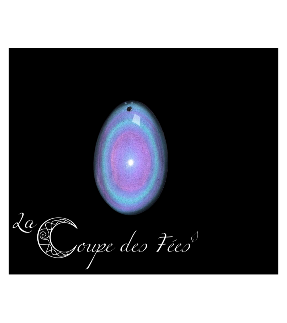 Pendentif cabochon percé Oeil Céleste 6
