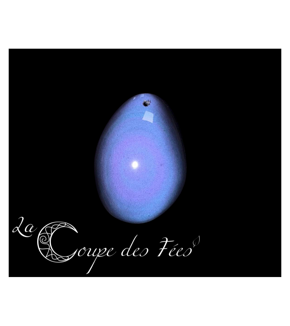 Pendentif cabochon percé Oeil Céleste 10