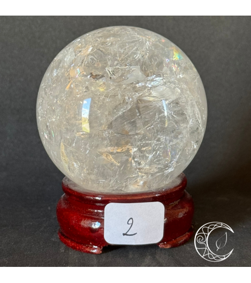 Sphère en Cristal de roche modèle 2