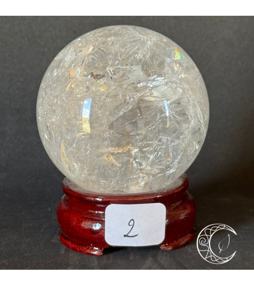 Sphère en Cristal de roche modèle 2