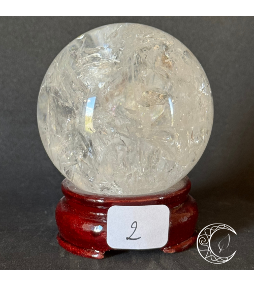 Sphère en Cristal de roche modèle 2