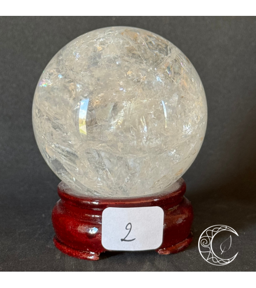 Sphère en Cristal de roche modèle 2
