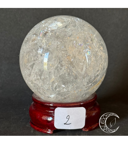 Sphère en Cristal de roche modèle 2