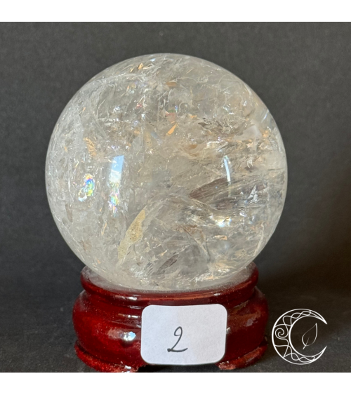 Sphère en Cristal de roche modèle 2
