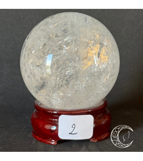 Sphère en Cristal de roche modèle 2
